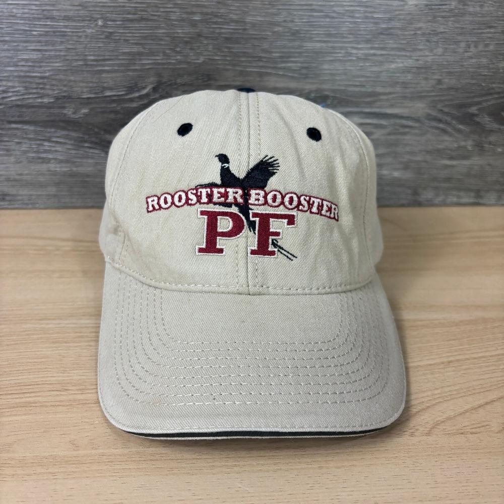 Rooster Booster‎ PF Hat Cap Strap Back Brown One Size Adjustable